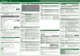 Roland JX-03 Ses Modülü Manuel du propriétaire