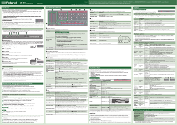 Roland JX-03 Ses Modülü Manuel du propriétaire | Fixfr