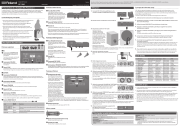 Roland EC-10M ELCajon Mic Processor Manuel du propriétaire | Fixfr