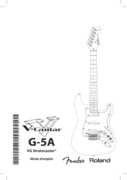 Roland G-5A VG-Stratocaster® Manuel du propriétaire