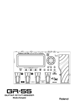 Roland GR-55 Synthé Guitare Manuel du propriétaire