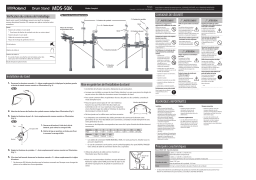 Roland MDS-50K Drum Stand Manuel du propriétaire