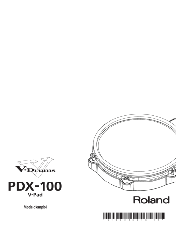 Roland PDX-100 V-pad Manuel du propriétaire | Fixfr