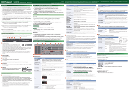 Roland SH-01A Synthesizer Manuel du propriétaire