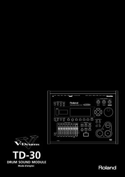 Roland TD-30K Série V-Pro Manuel du propriétaire