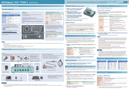 Roland TM-1 Trigger Module Manuel du propriétaire