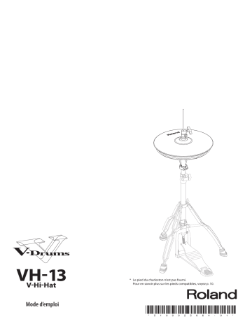 Roland VH-13-MG V-hi-hat Manuel du propriétaire | Fixfr