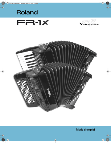 Roland FR-1xb V-Accordéon Manuel du propriétaire | Fixfr