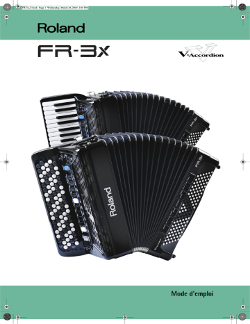 FR-3xb | Roland FR-3x V-Accordéon Manuel du propriétaire | Fixfr