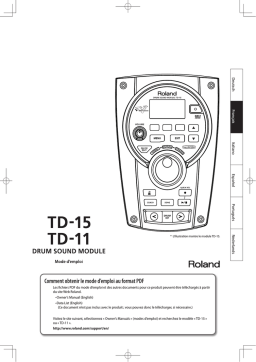 Roland TD-11K Série V-Compact Manuel du propriétaire