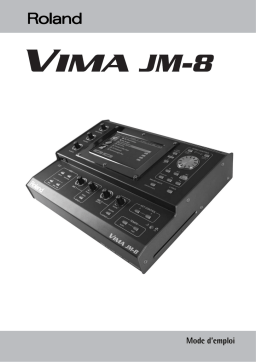 Roland VIMA JM-8 Module Sonore Manuel du propriétaire