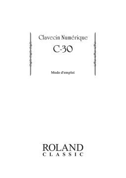 Roland C-30 Clavecin numérique Manuel du propriétaire
