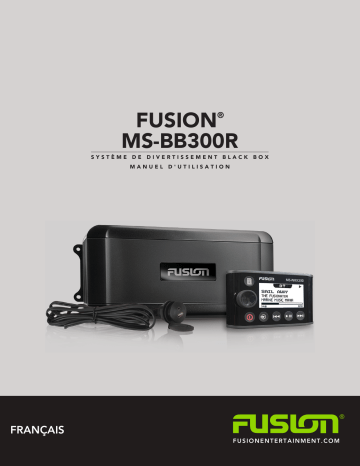 Fusion MS-BB300R Marine Black Box with Wired Remote Manuel du propriétaire | Fixfr