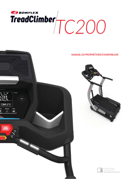 Bowflex TC200 Manuel du propriétaire