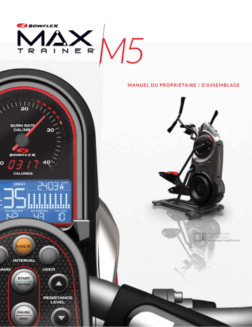 Bowflex Max Trainer M5 Manuel du propriétaire | Fixfr