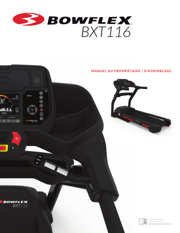 Bowflex Results Series BXT116 Treadmill Manuel du propriétaire | Fixfr