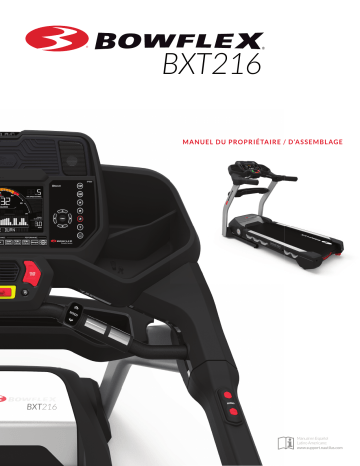 Bowflex Results Series BXT216 Treadmill Manuel du propriétaire | Fixfr
