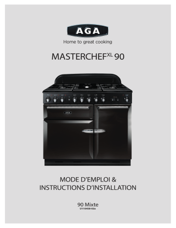 AGA Masterchef XL 90 Dual Fuel Manuel du propriétaire | Fixfr