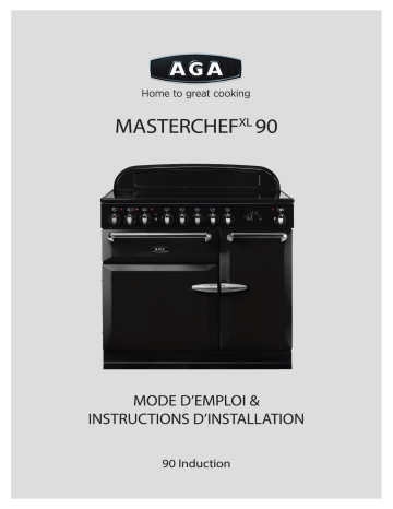 AGA Masterchef XL 90 Induction Manuel du propriétaire | Fixfr