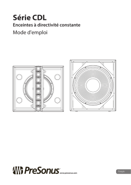 PRESONUS CDL18s Manuel du propriétaire