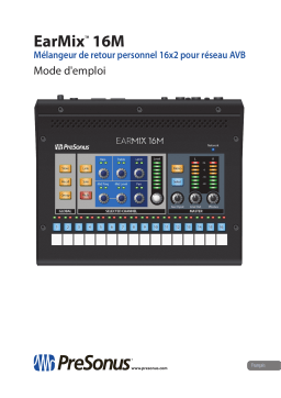 PRESONUS EarMix 16M Manuel du propriétaire