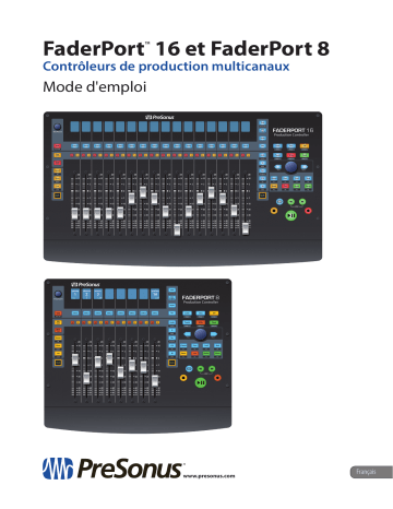 PRESONUS FaderPort 16 Manuel du propriétaire | Fixfr