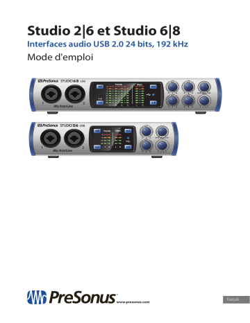 PRESONUS Studio 26 Manuel du propriétaire | Fixfr