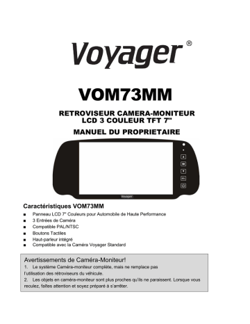 Voyager VOM73MM Manuel du propriétaire | Fixfr