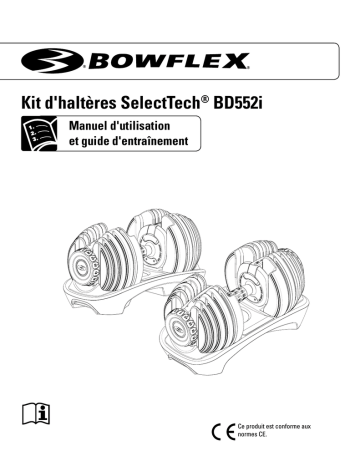 Bowflex BD552i Dumbbells Manuel utilisateur | Fixfr