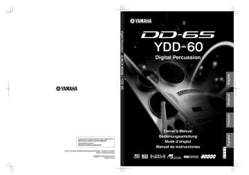 Yamaha YDD65 Musical Instrument User Manual | Fixfr
