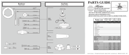 Hunter 44 inch Ceiling Fan Manuel utilisateur