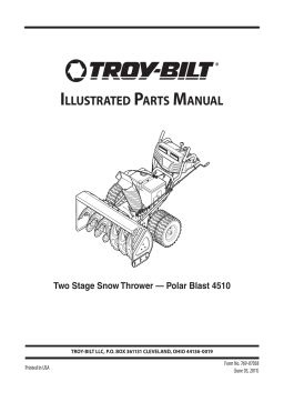 Troy-Bilt 31AH97P7766 Polar Blast 4510  Snow Blower  Manuel utilisateur