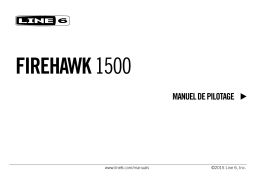 Line 6 Firehawk 1500 Manuel utilisateur