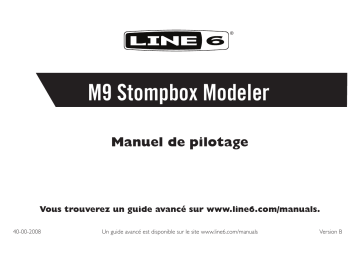 Mode d'emploi | Line 6 M9 Stompbox Modeler Manuel utilisateur | Fixfr