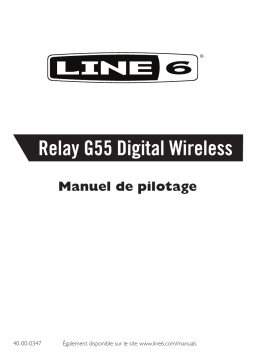 Line 6 Relay G55 Manuel utilisateur