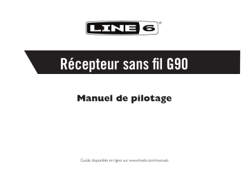 Mode d'emploi | Line 6 Relay G90 Manuel utilisateur | Fixfr