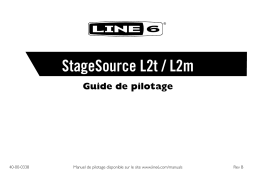 Line 6 StageSource L2t Manuel utilisateur