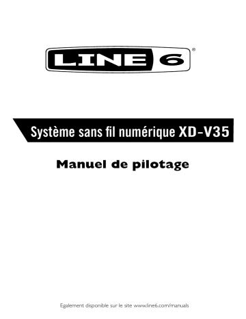 Mode d'emploi | Line 6 XD-V35L Manuel utilisateur | Fixfr