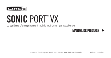 Mode d'emploi | Line 6 Sonic Port VX Manuel utilisateur | Fixfr