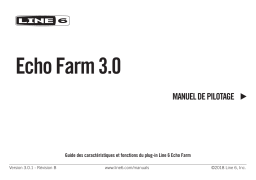 Line 6 Echo Farm Manuel utilisateur