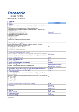 Panasonic NRB32SW2 Manuel utilisateur