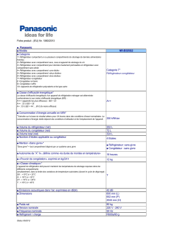 Panasonic NRB32SG2 Manuel utilisateur