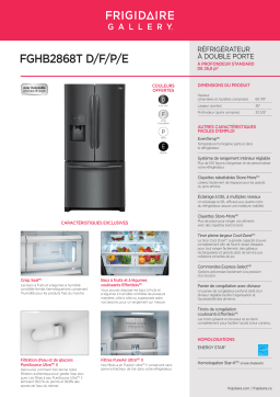 Frigidaire FGHB2868TF Manuel utilisateur