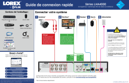 Lorex LHD44W 4-Camera Security System Manuel utilisateur