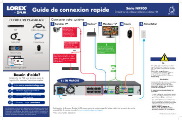 LN1081-166W | HDIP881 | Lorex HDIP841B 2K IP Security Camera System Manuel utilisateur | Fixfr