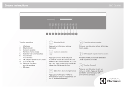 Electrolux EBCGL9SP Guide de démarrage rapide