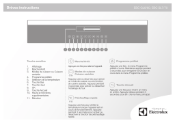 Electrolux GL6/60, SL7/70: Instructions + Chat IA