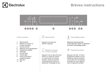 EOB8841AOX | Manuel utilisateur | Electrolux EOB8851AAX Guide de démarrage rapide | Fixfr