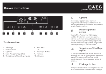 Manuel utilisateur | Aeg-Electrolux BP7304001M Guide de démarrage rapide | Fixfr