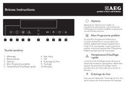 AEG BP731402WM Guide de démarrage rapide